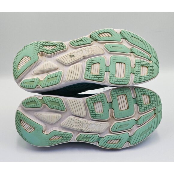 Hoka One One Bondi 7 Women's Green/White Mesh Athletic Running Shoes Sz 9.5 2654 - Picture 5 of 16
